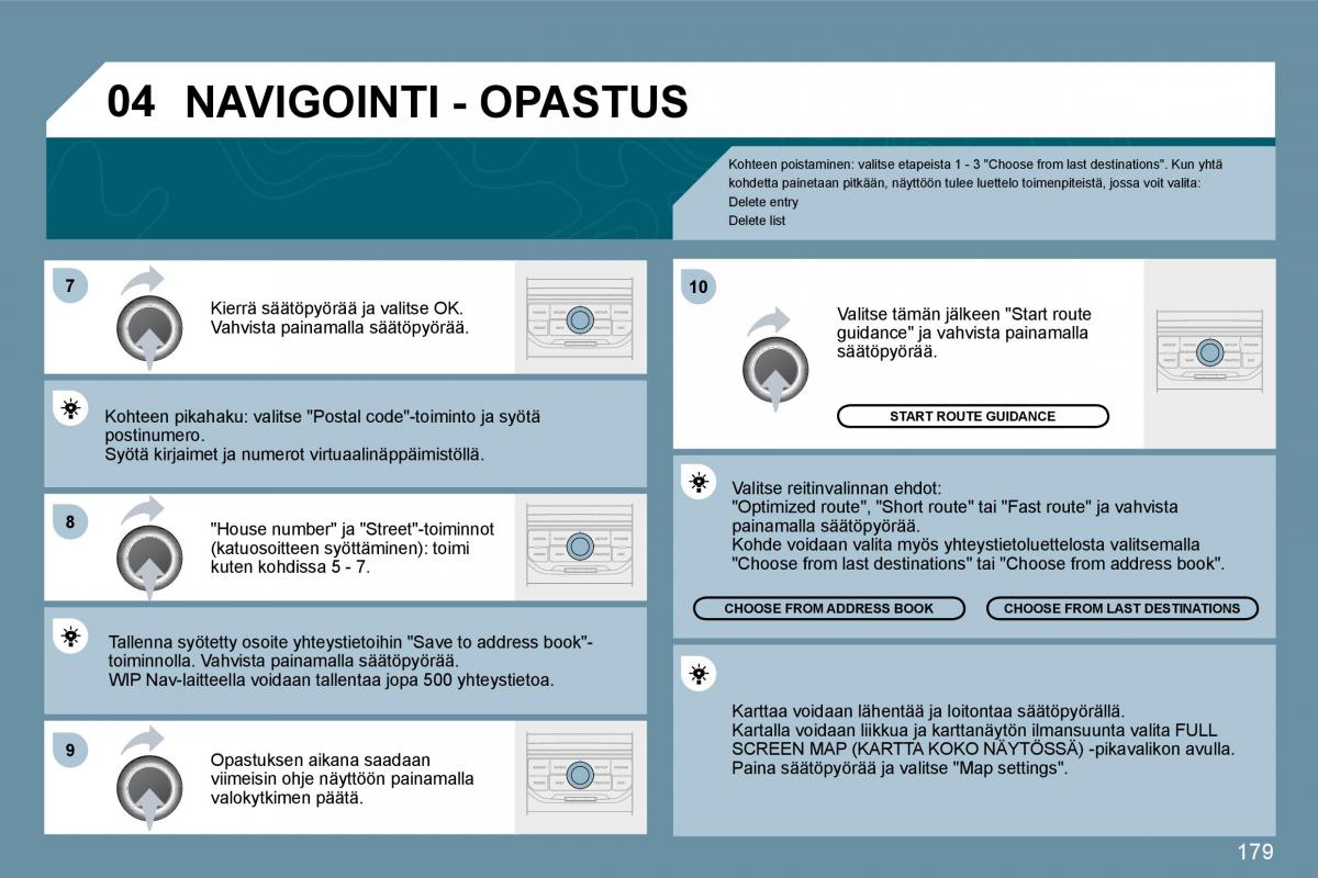 Peugeot 207 omistajan kasikirja / page 175