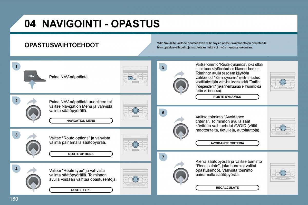 Peugeot 207 omistajan kasikirja / page 176