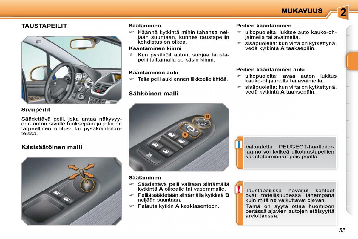 Peugeot 207 omistajan kasikirja / page 44