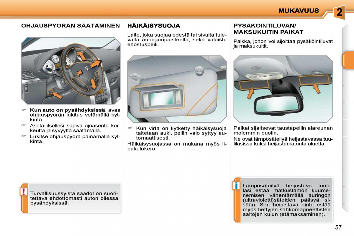 Peugeot 207 omistajan kasikirja / page 46