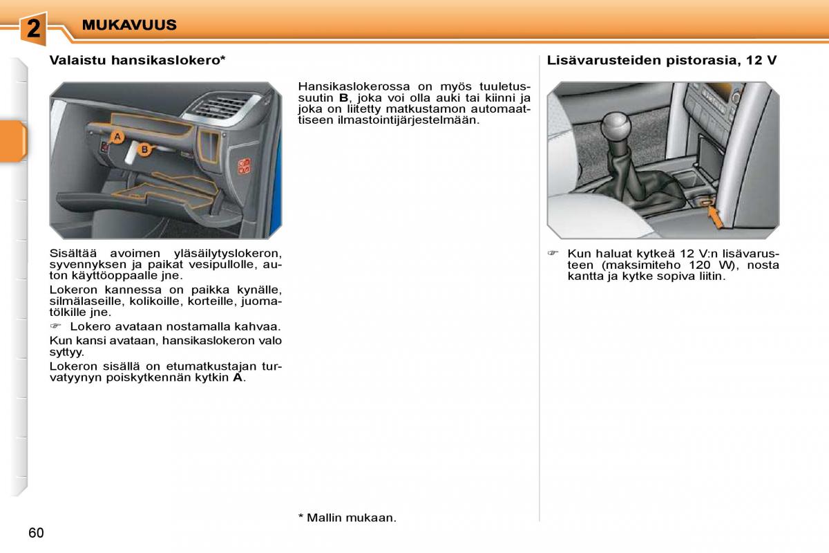 Peugeot 207 omistajan kasikirja / page 49