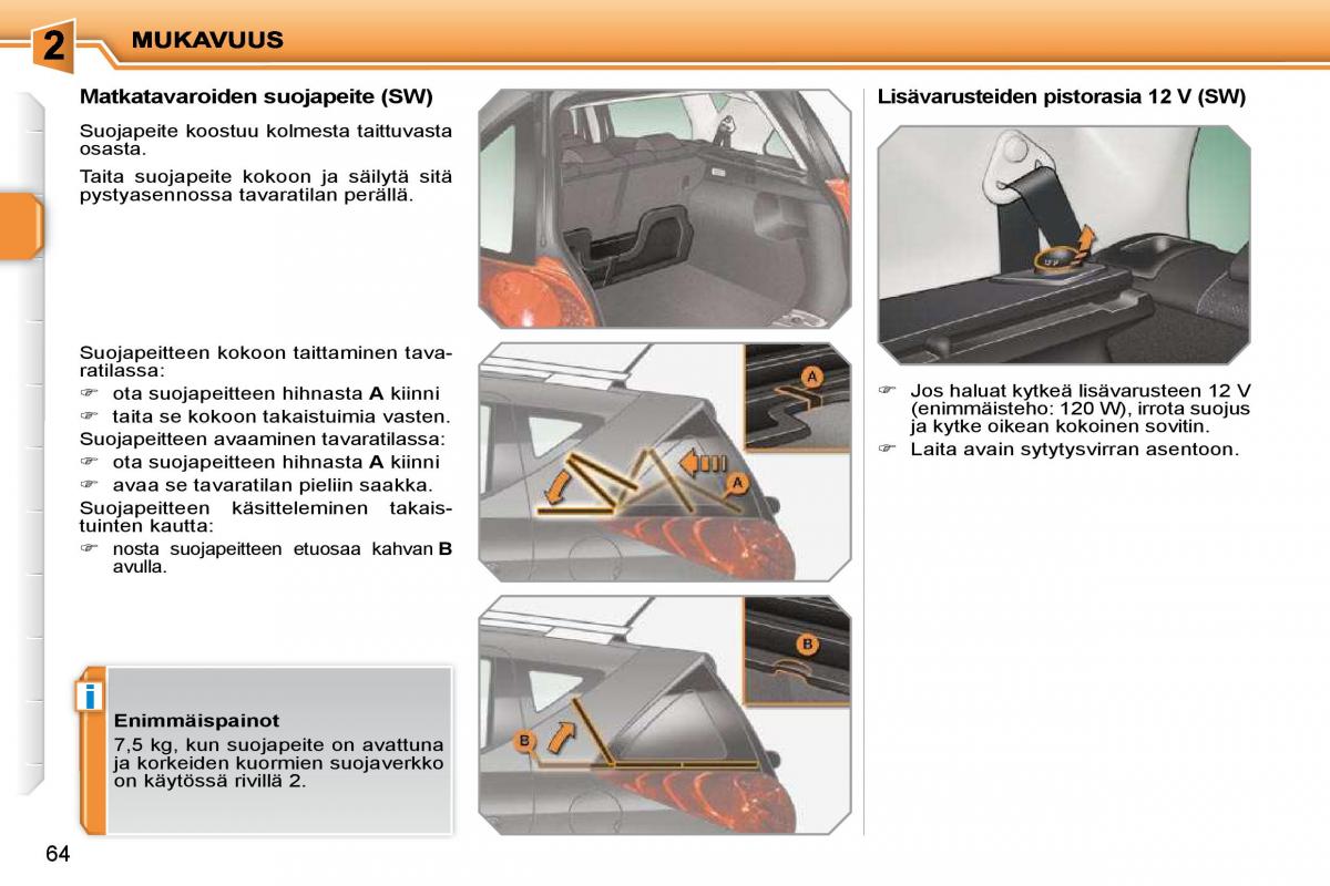 Peugeot 207 omistajan kasikirja / page 53