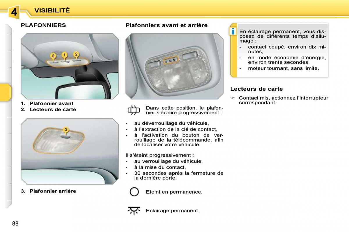 Peugeot 207 manuel du proprietaire / page 75