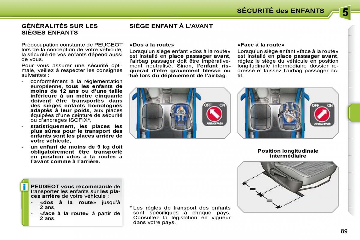 Peugeot 207 manuel du proprietaire / page 76