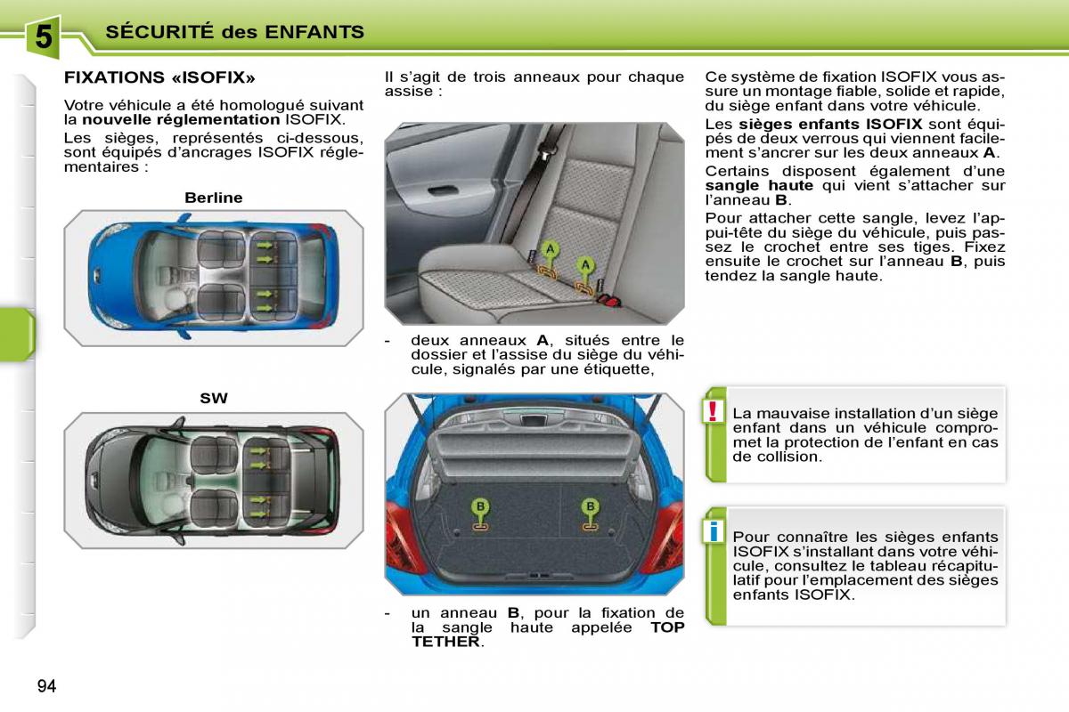 Peugeot 207 manuel du proprietaire / page 82