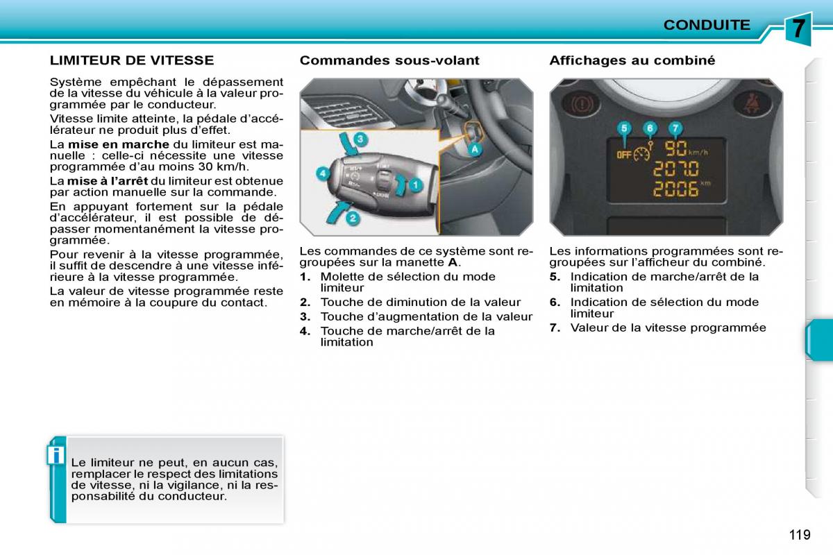 Peugeot 207 manuel du proprietaire / page 107