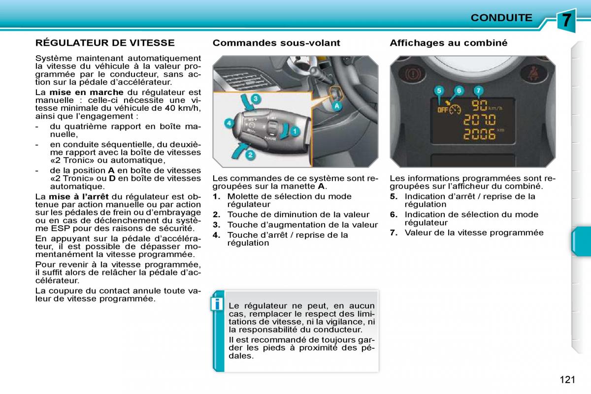 Peugeot 207 manuel du proprietaire / page 109