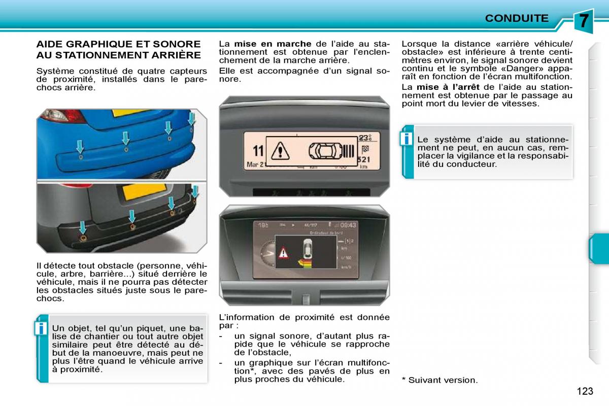 Peugeot 207 manuel du proprietaire / page 111