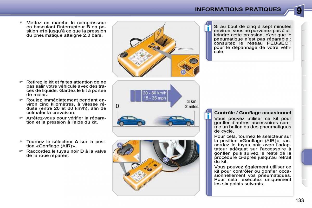 Peugeot 207 manuel du proprietaire / page 121