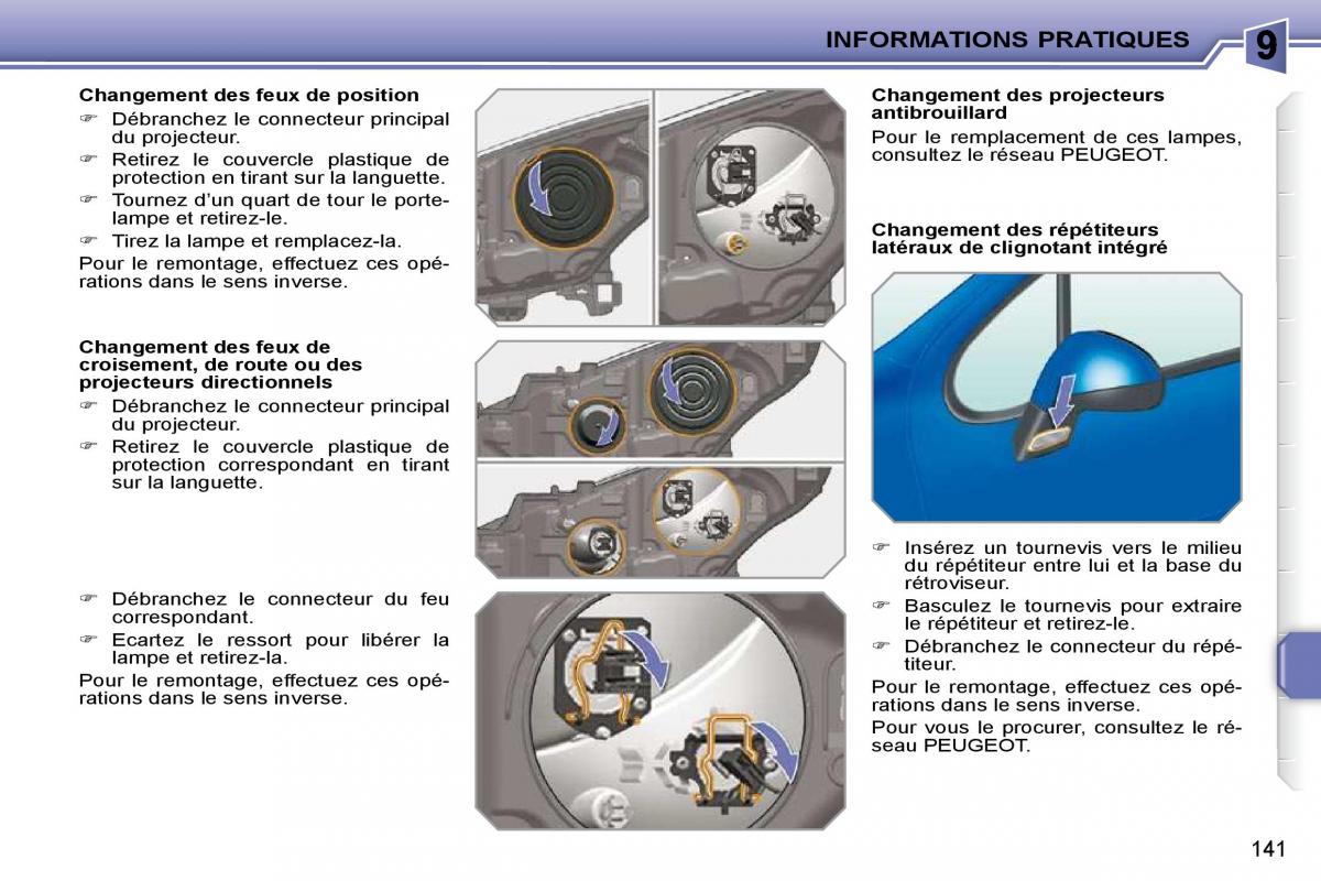 Peugeot 207 manuel du proprietaire / page 129