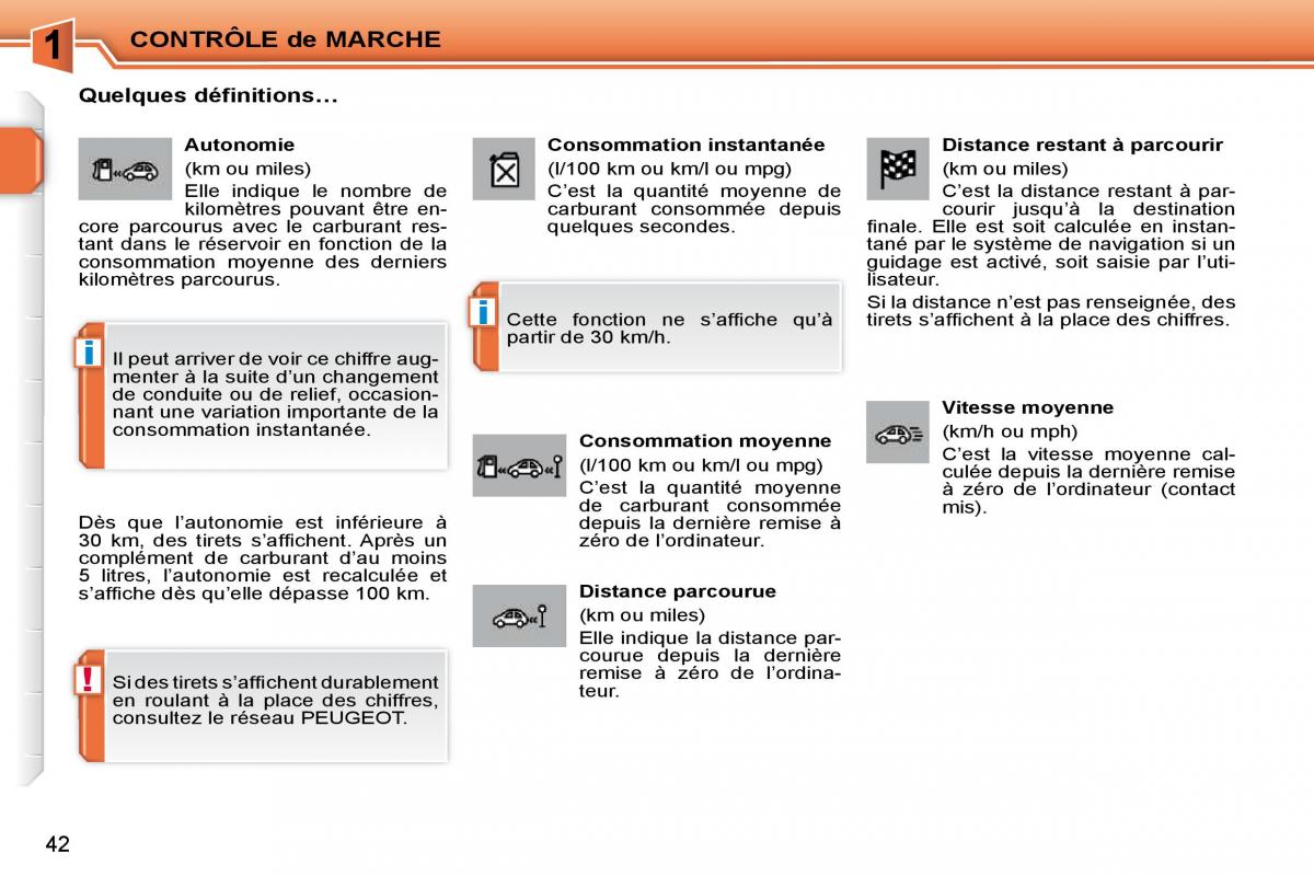 Peugeot 207 manuel du proprietaire / page 17