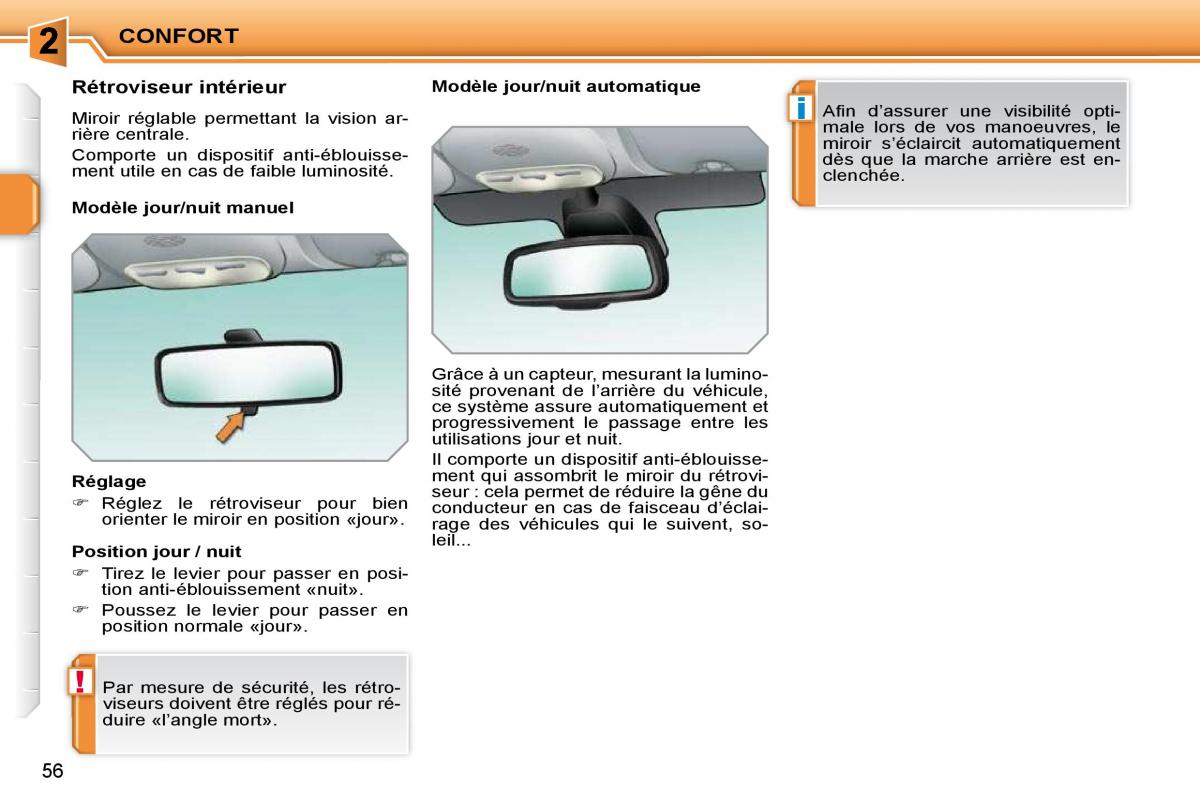 Peugeot 207 manuel du proprietaire / page 37