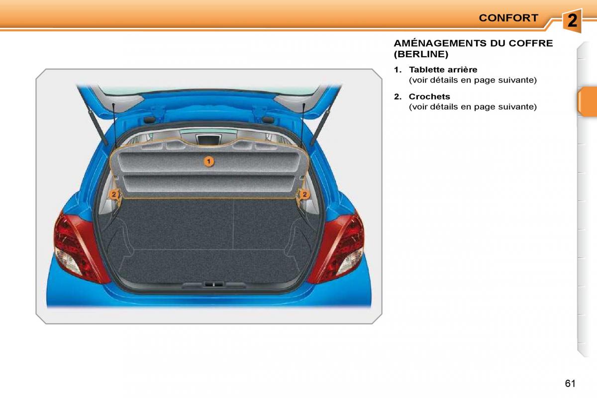 Peugeot 207 manuel du proprietaire / page 42