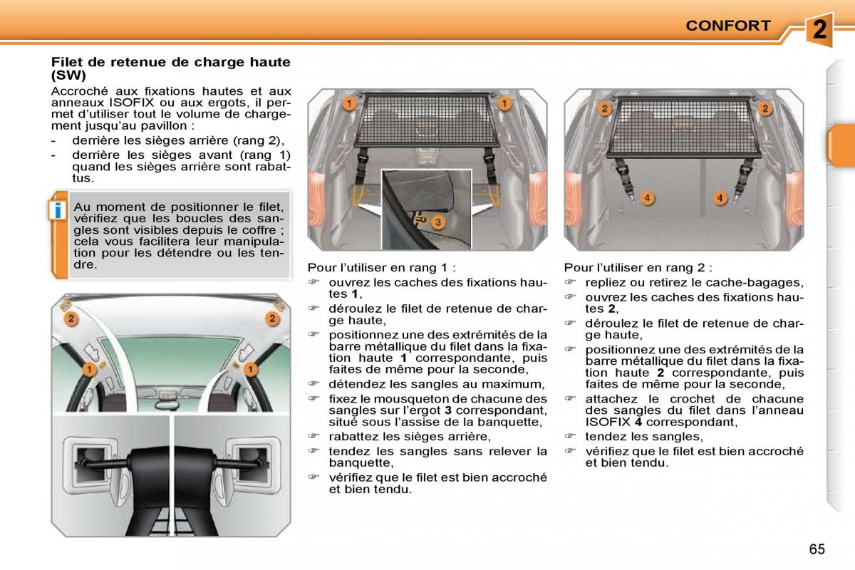 Peugeot 207 manuel du proprietaire / page 46