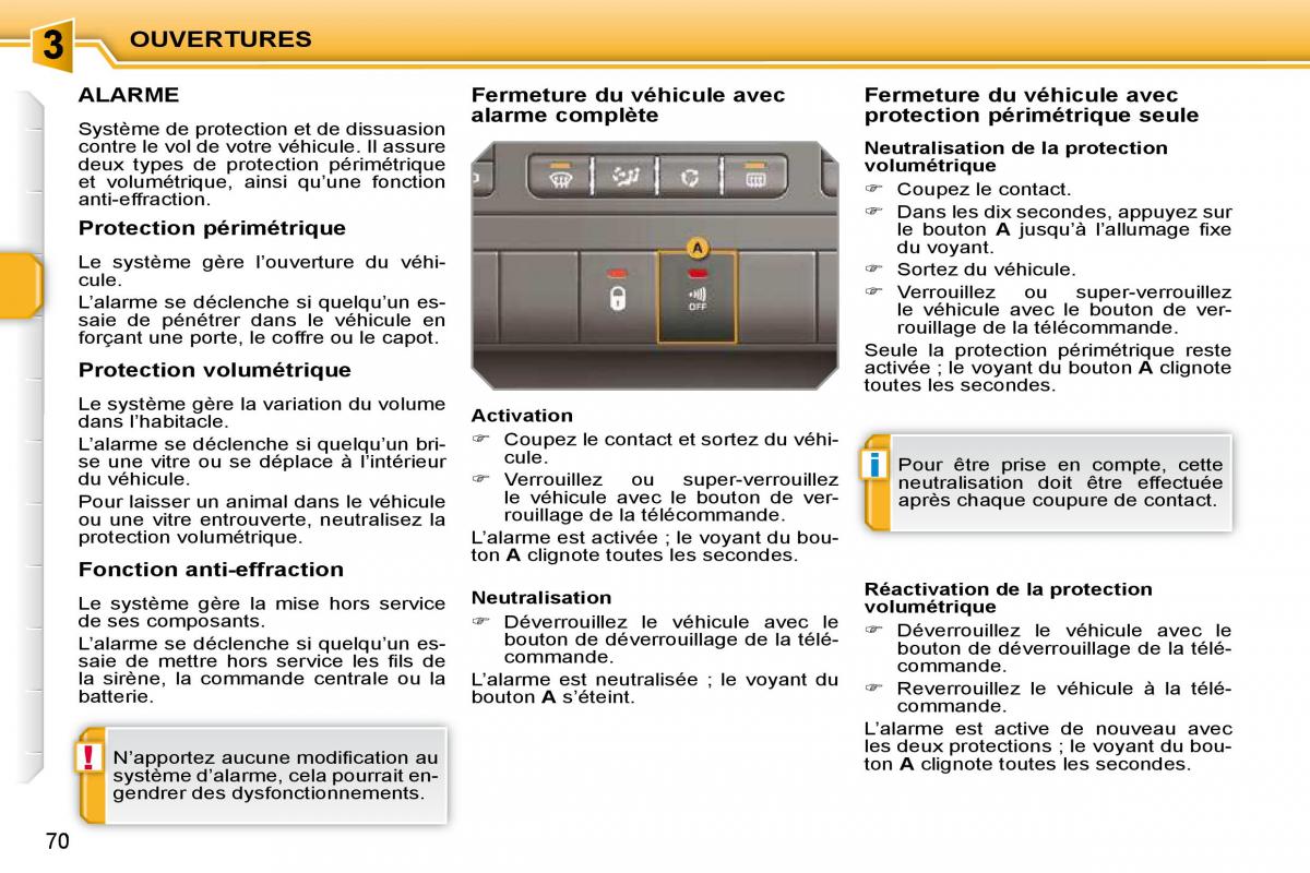 Peugeot 207 manuel du proprietaire / page 53