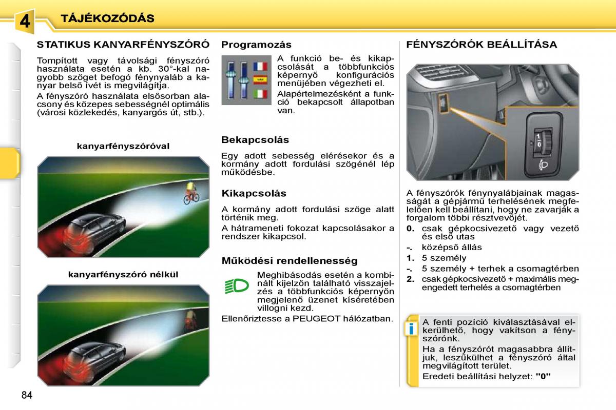 Peugeot 207 Kezelesi utmutato / page 79