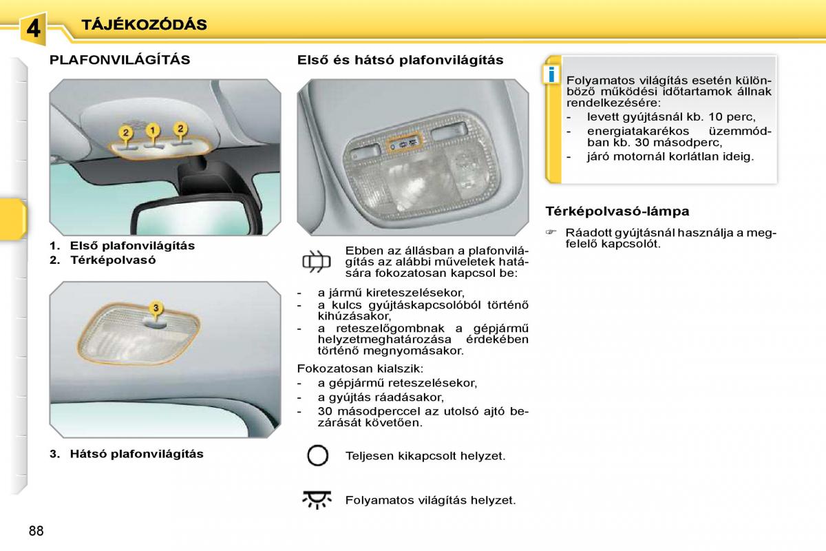 Peugeot 207 Kezelesi utmutato / page 83