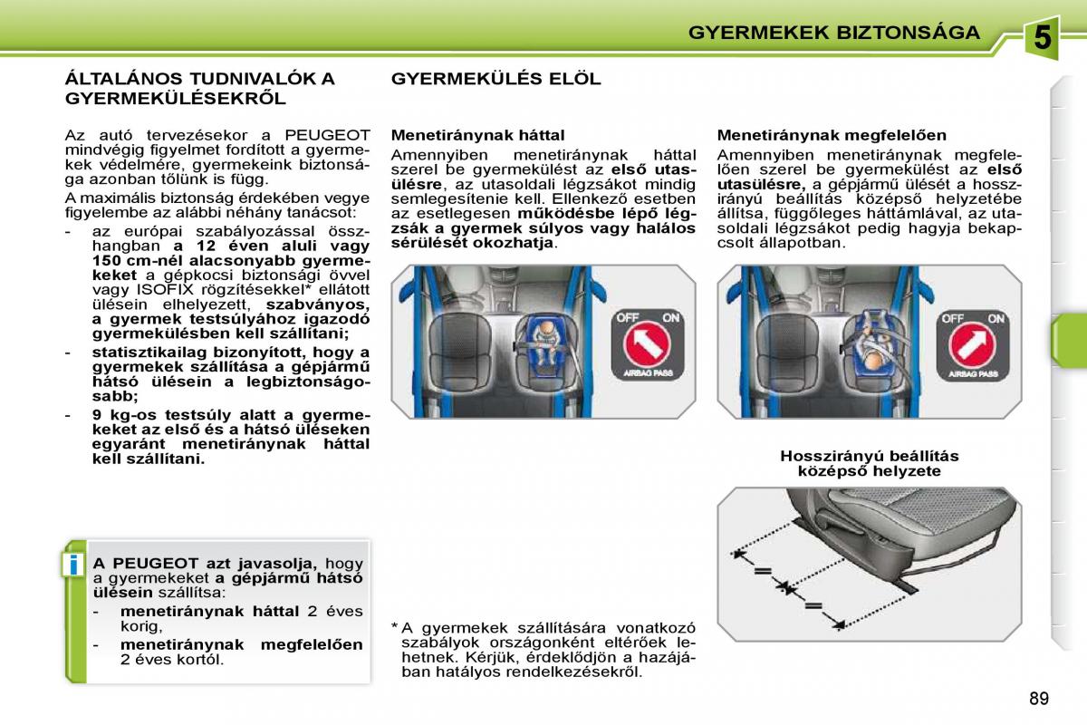 Peugeot 207 Kezelesi utmutato / page 84