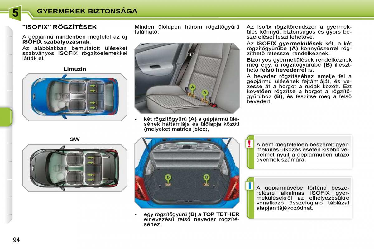 Peugeot 207 Kezelesi utmutato / page 90