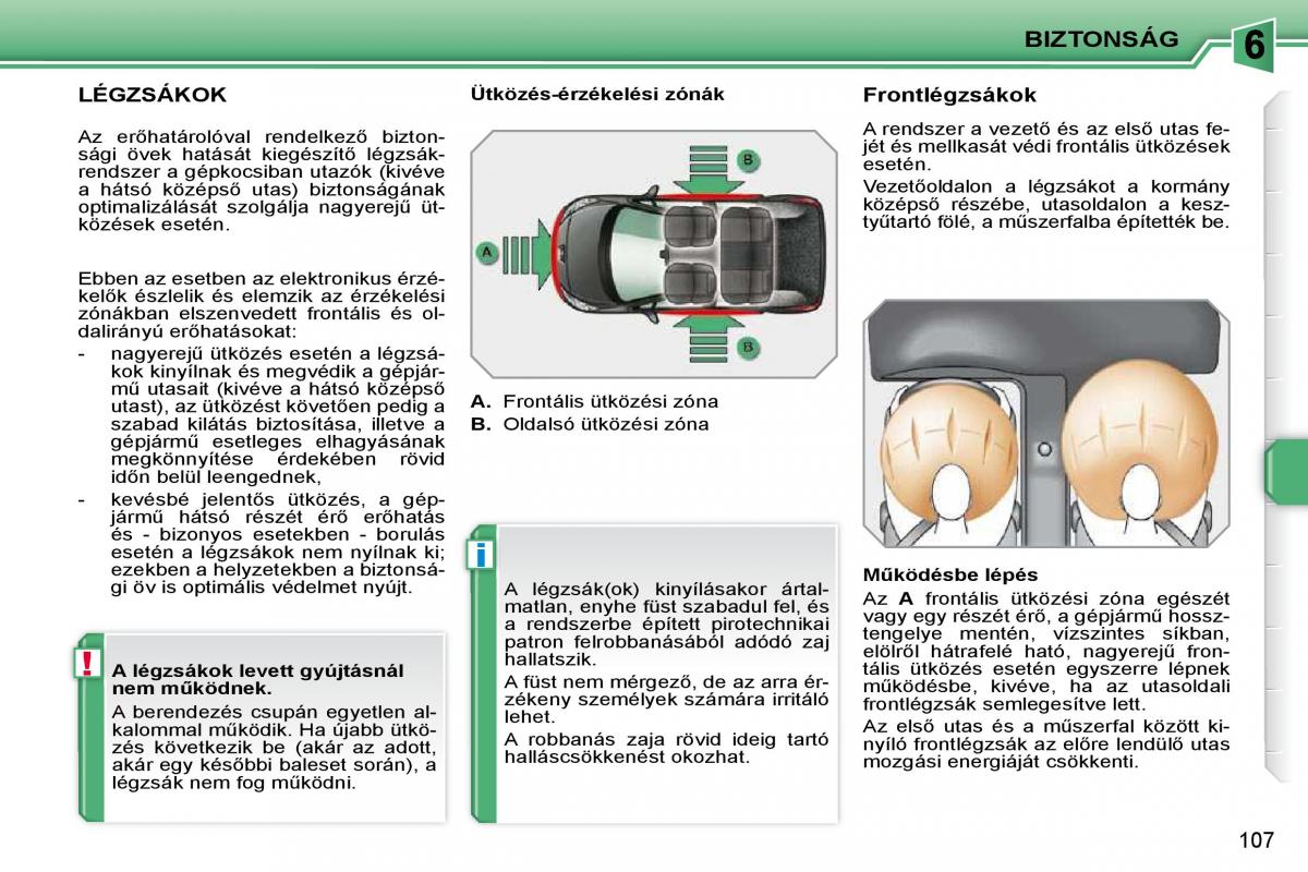 Peugeot 207 Kezelesi utmutato / page 103