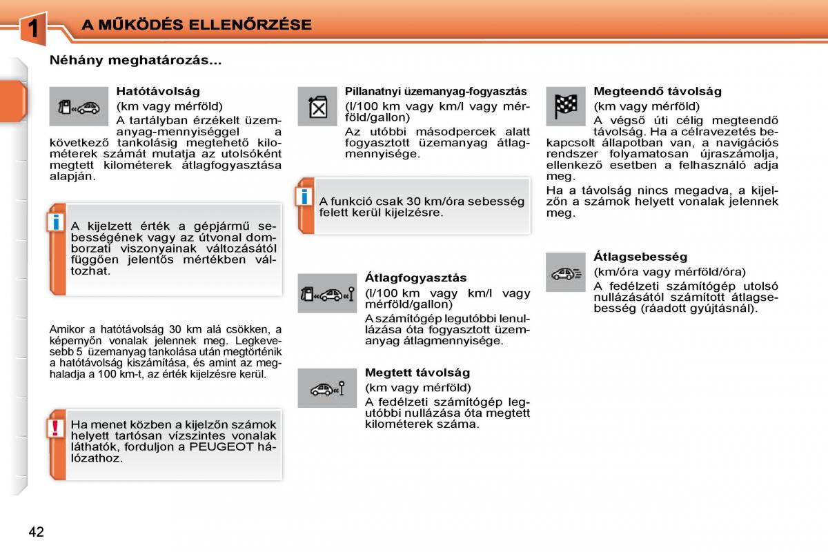 Peugeot 207 Kezelesi utmutato / page 24