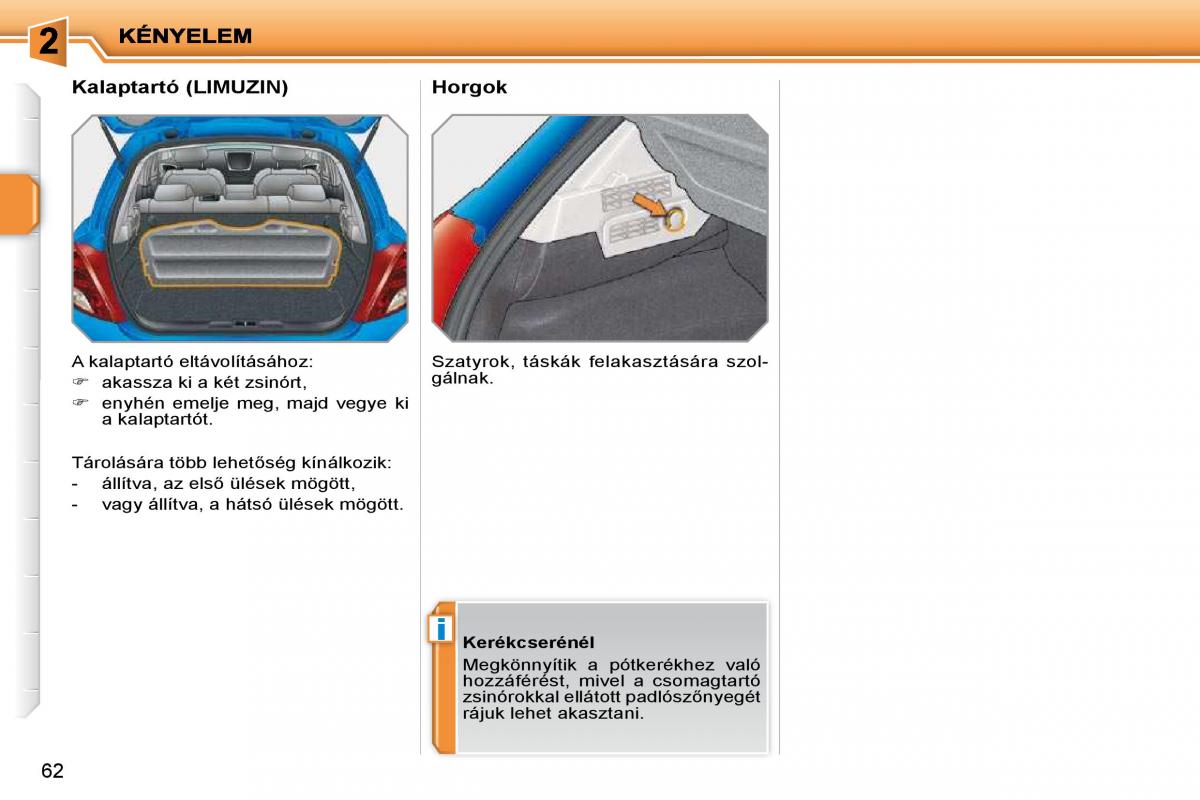 Peugeot 207 Kezelesi utmutato / page 51