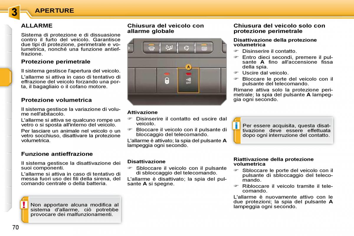 Peugeot 207 manuale del proprietario / page 61