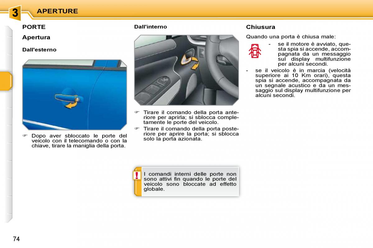 Peugeot 207 manuale del proprietario / page 66