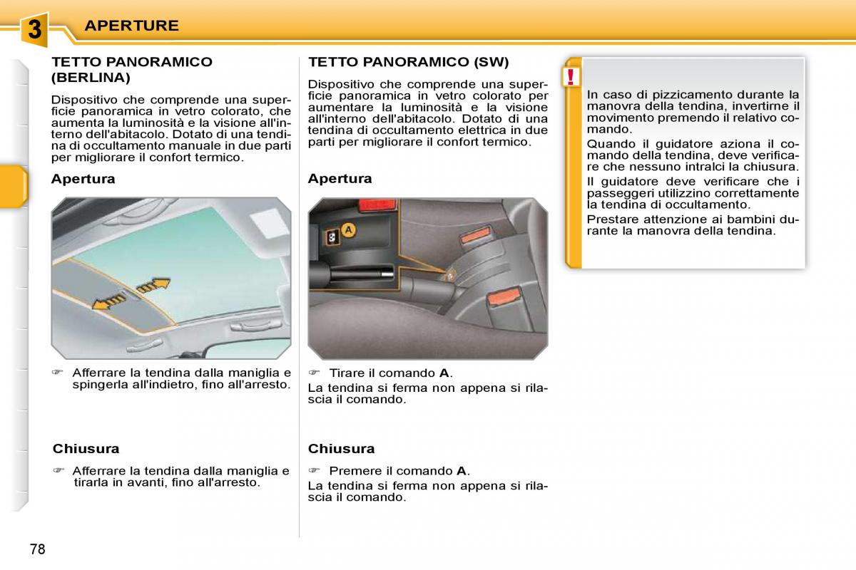 Peugeot 207 manuale del proprietario / page 71