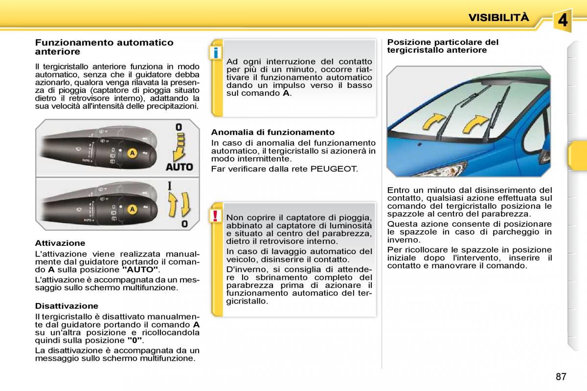 Peugeot 207 manuale del proprietario / page 82