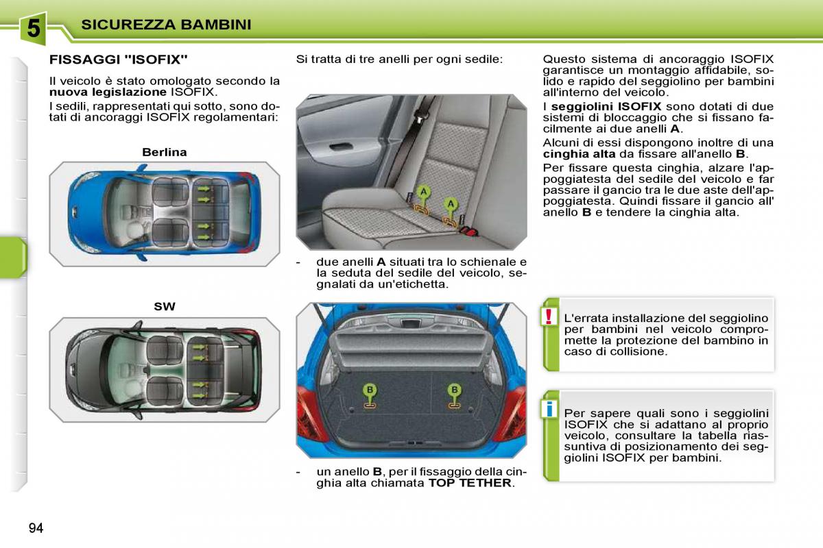 Peugeot 207 manuale del proprietario / page 90