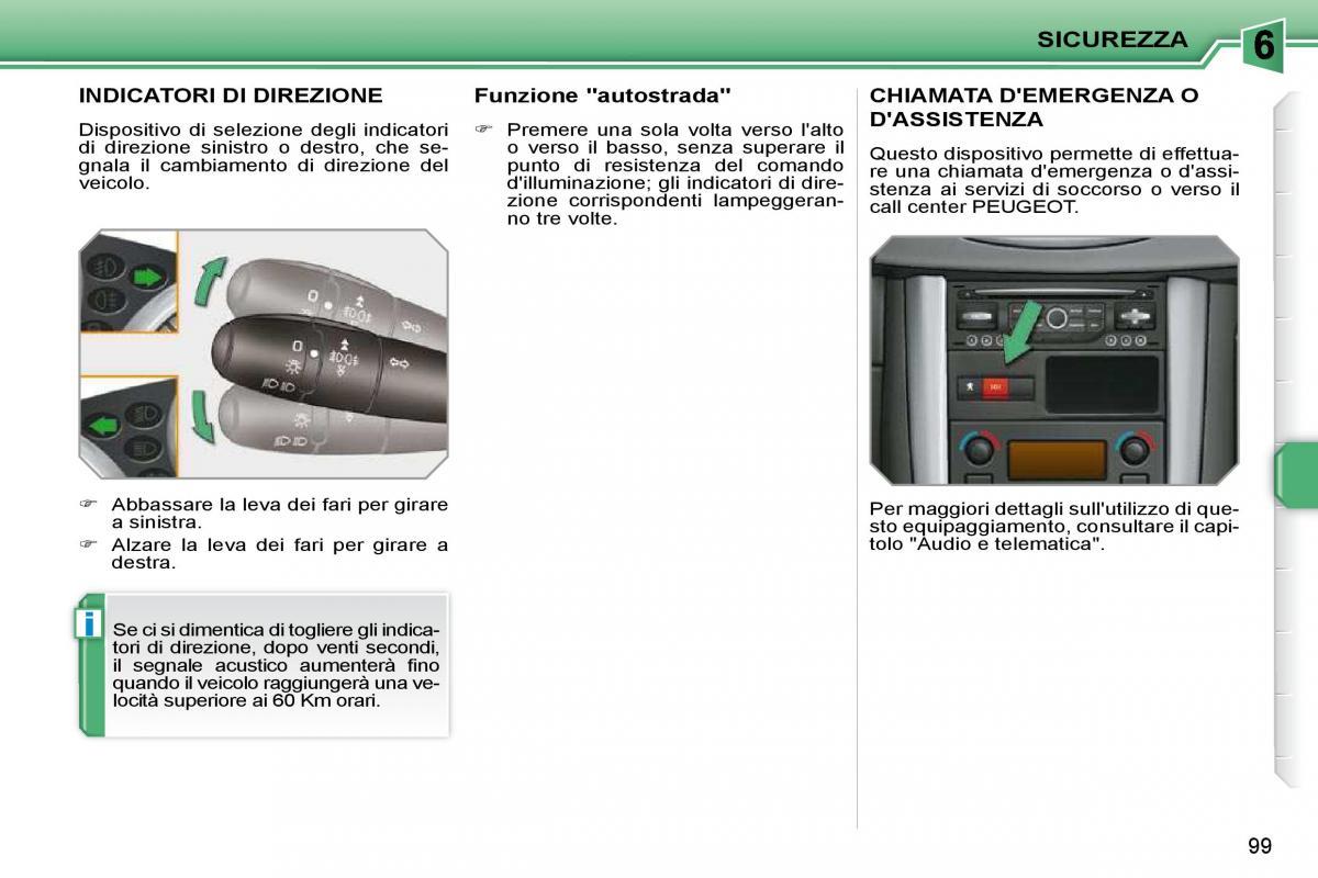 Peugeot 207 manuale del proprietario / page 95