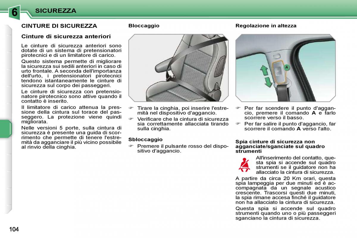 Peugeot 207 manuale del proprietario / page 100