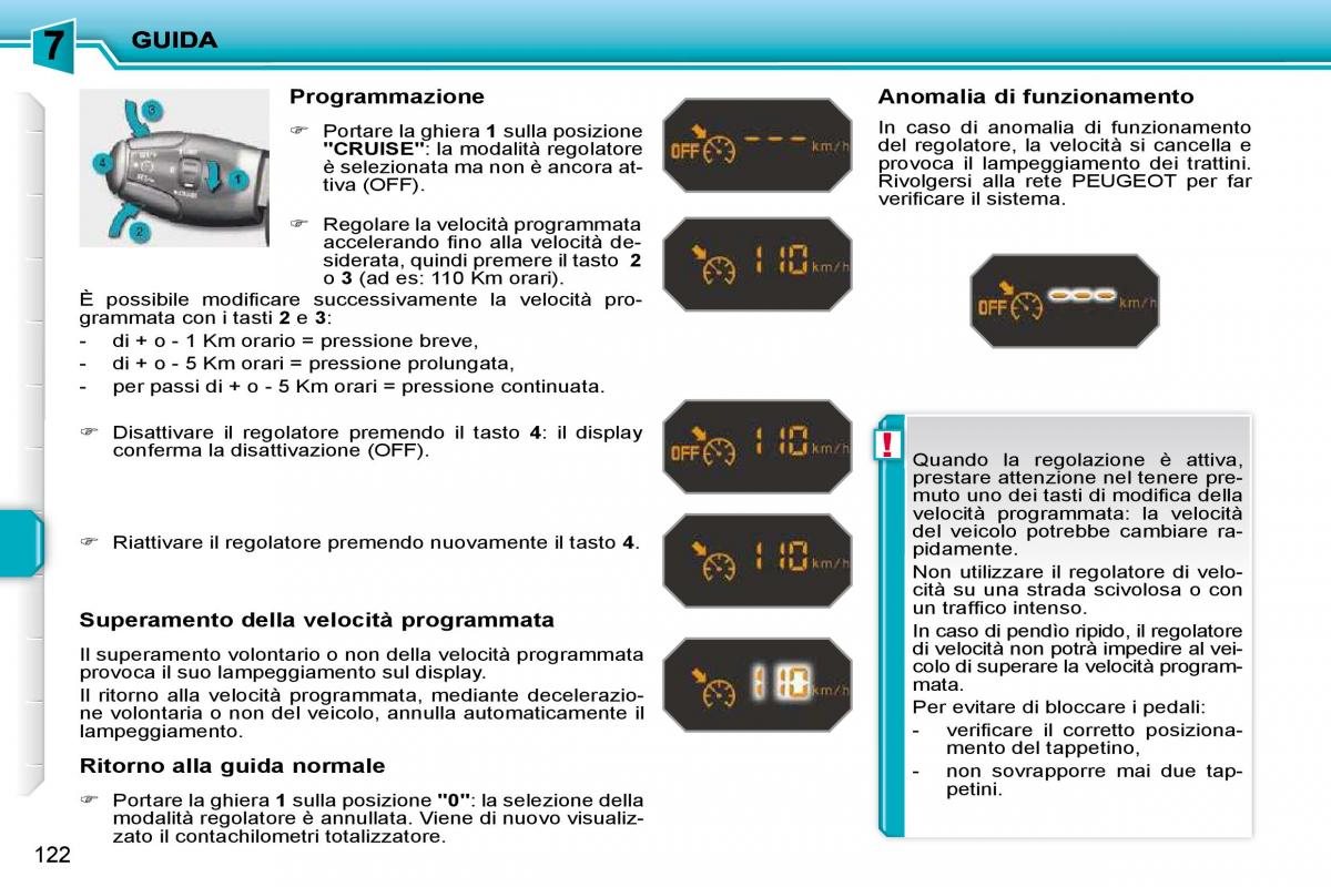 Peugeot 207 manuale del proprietario / page 118