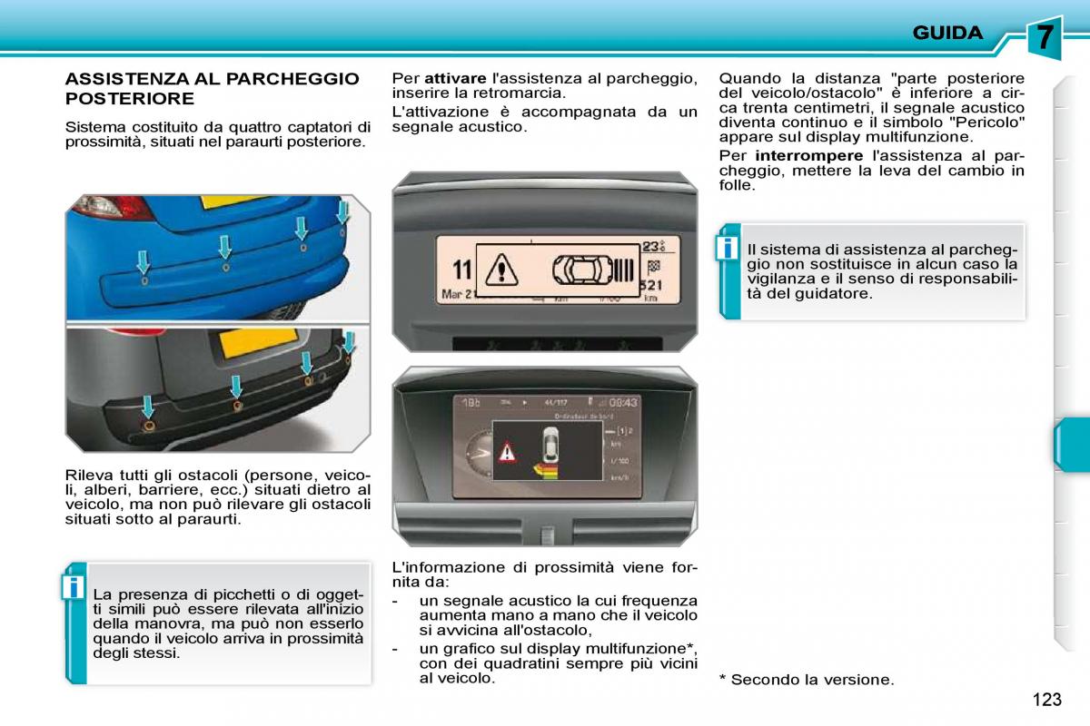 Peugeot 207 manuale del proprietario / page 119