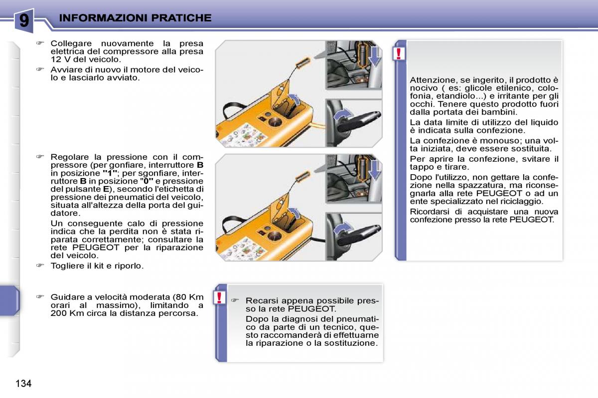 Peugeot 207 manuale del proprietario / page 130