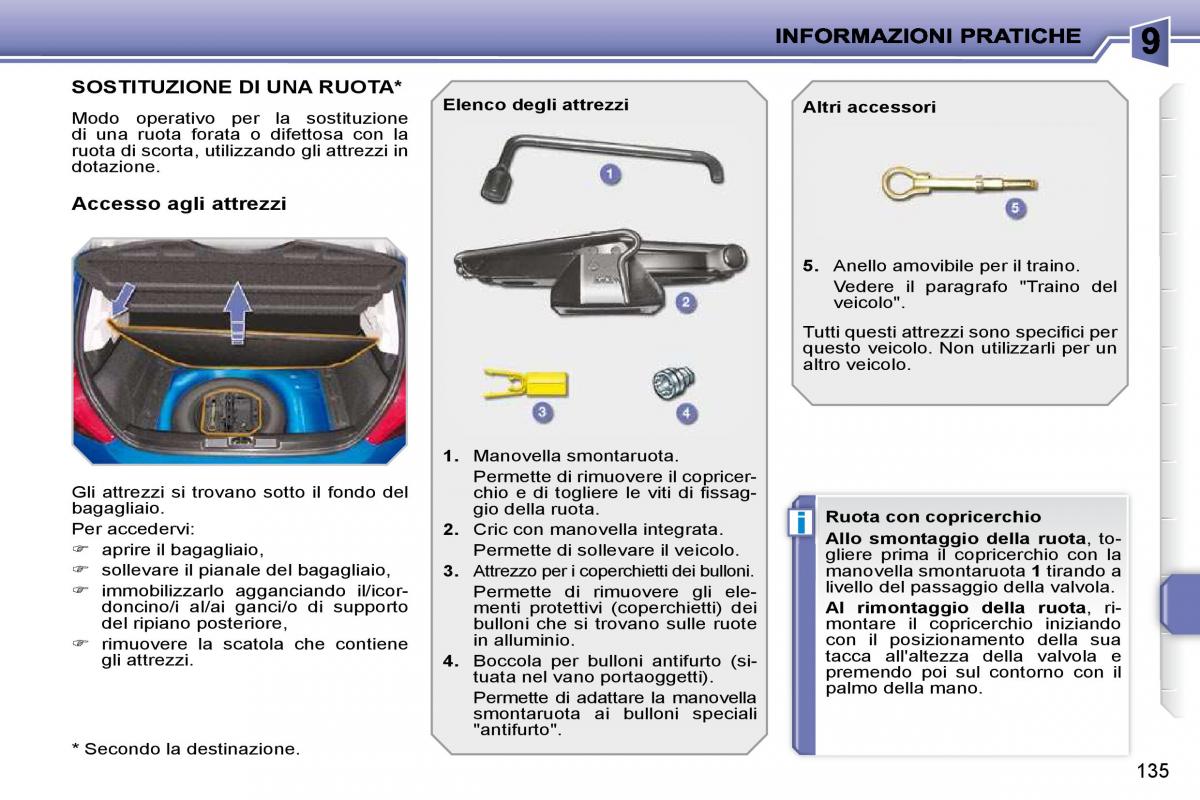 Peugeot 207 manuale del proprietario / page 131