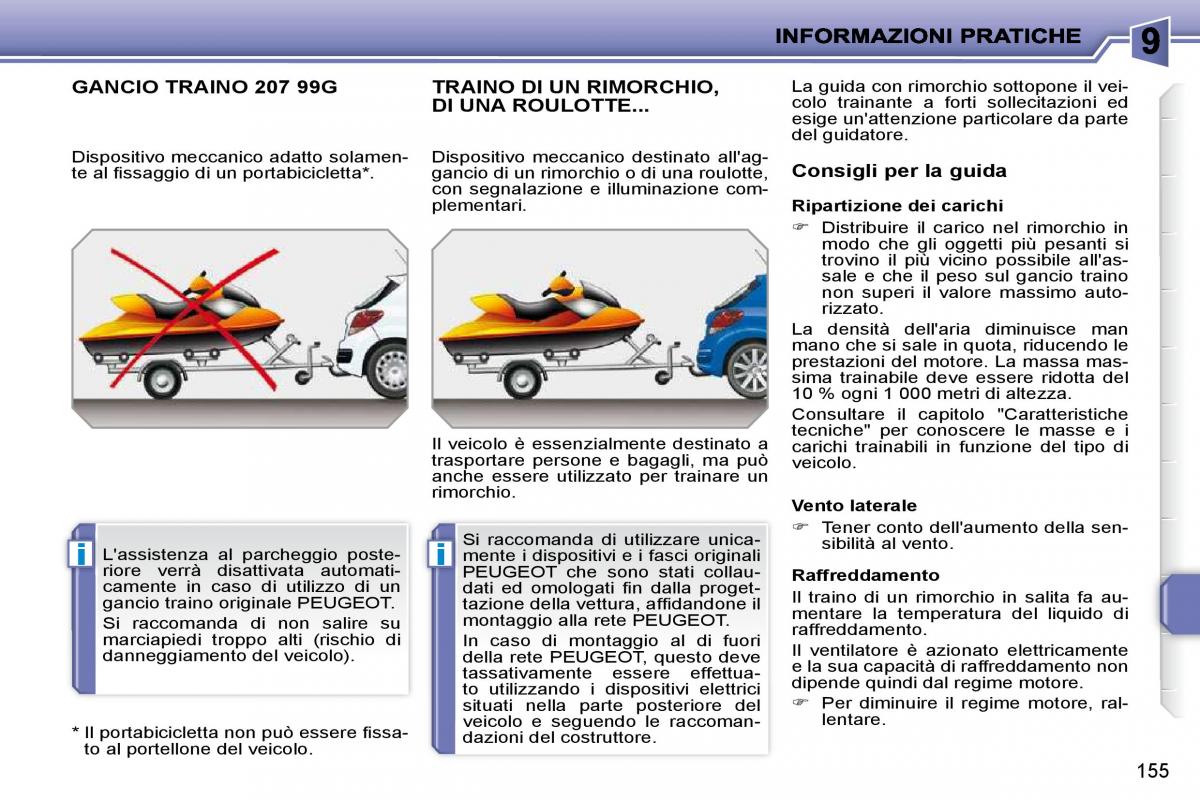 Peugeot 207 manuale del proprietario / page 151