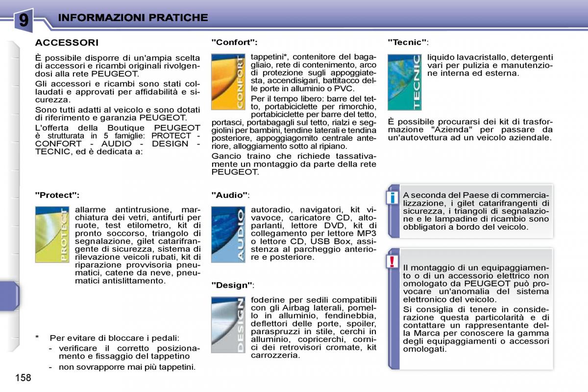 Peugeot 207 manuale del proprietario / page 154