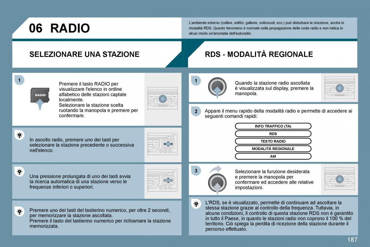 Peugeot 207 manuale del proprietario / page 183