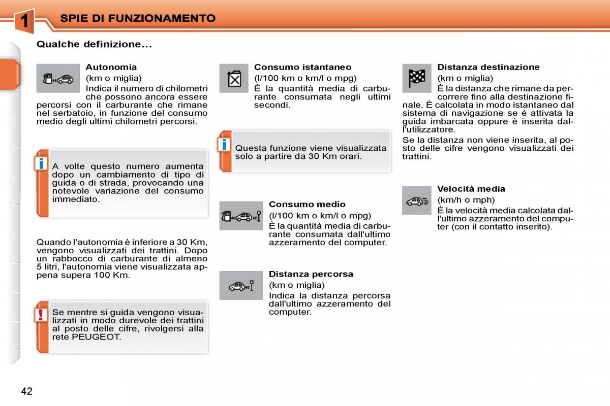 Peugeot 207 manuale del proprietario / page 26