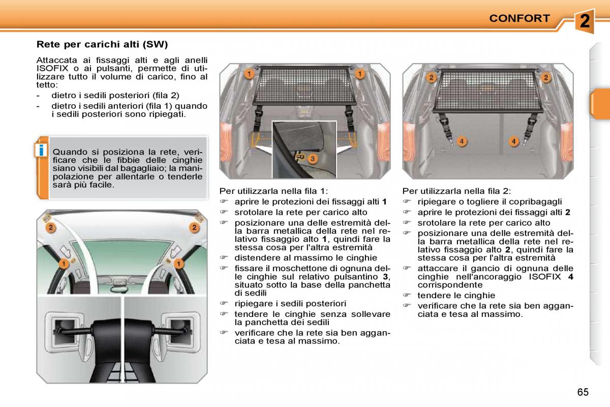 Peugeot 207 manuale del proprietario / page 54