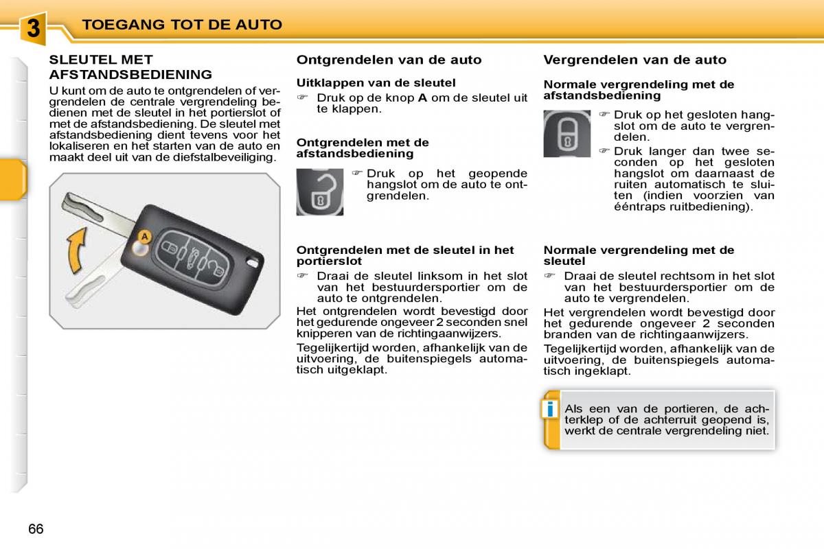 Peugeot 207 handleiding / page 55