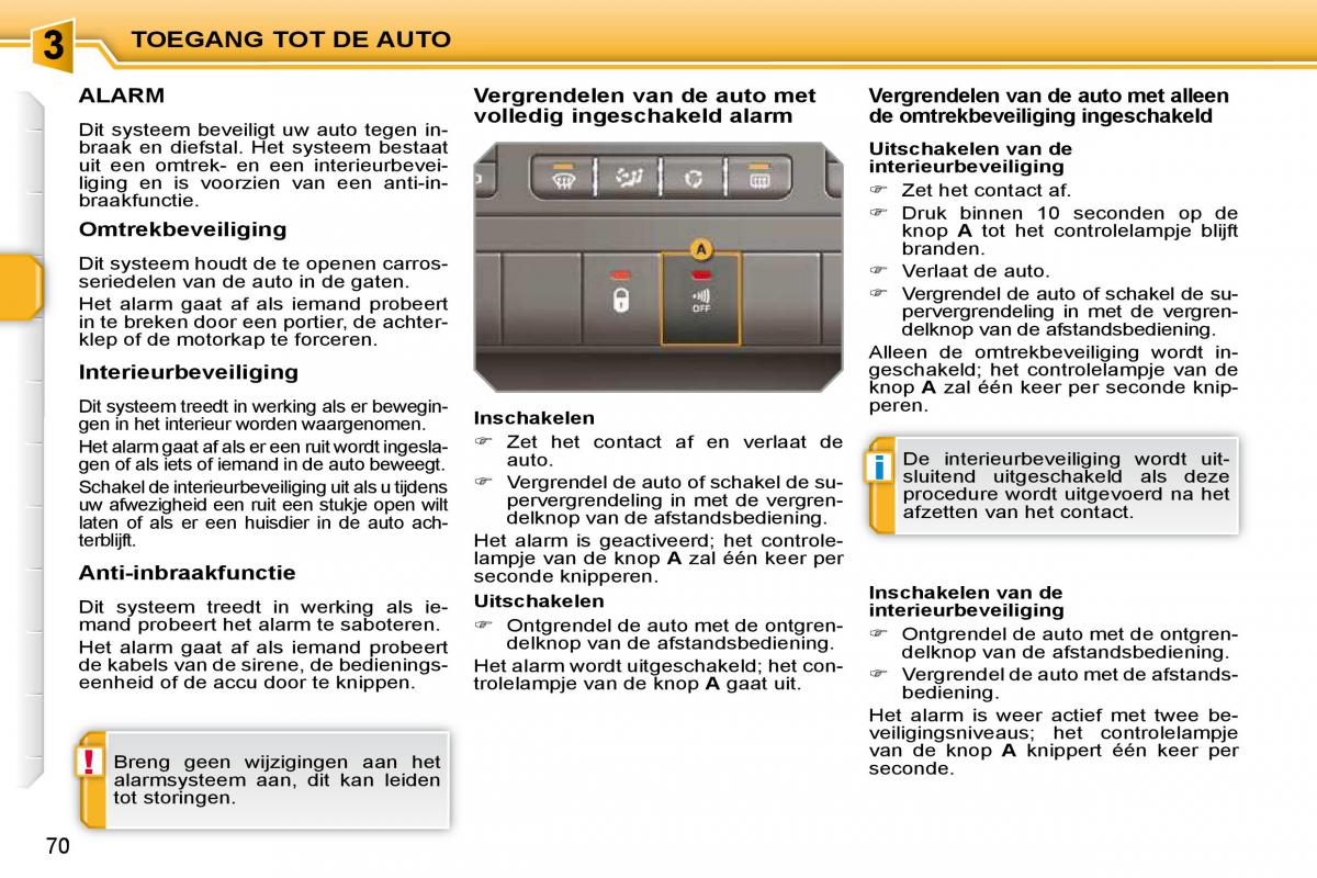 Peugeot 207 handleiding / page 61