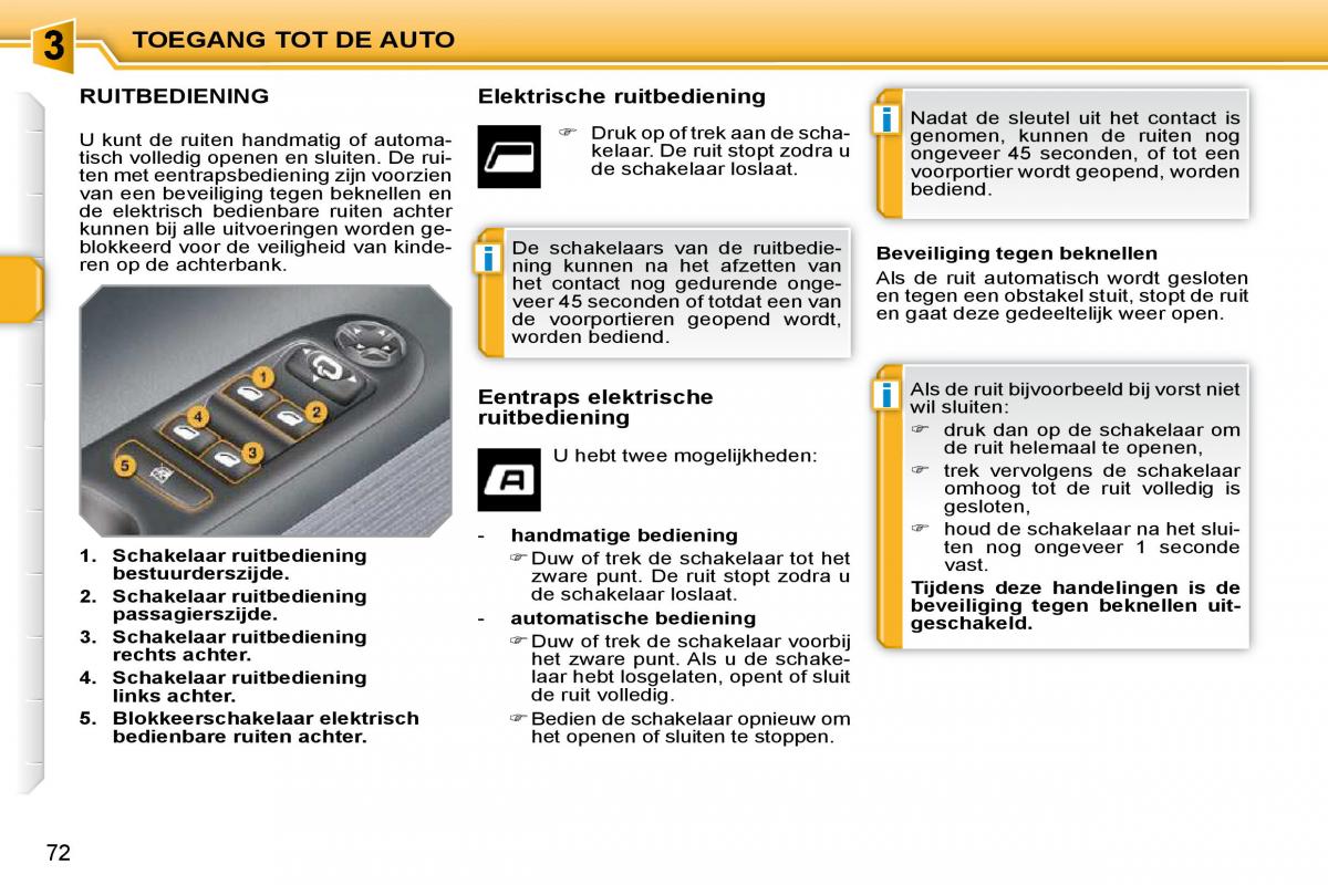 Peugeot 207 handleiding / page 63