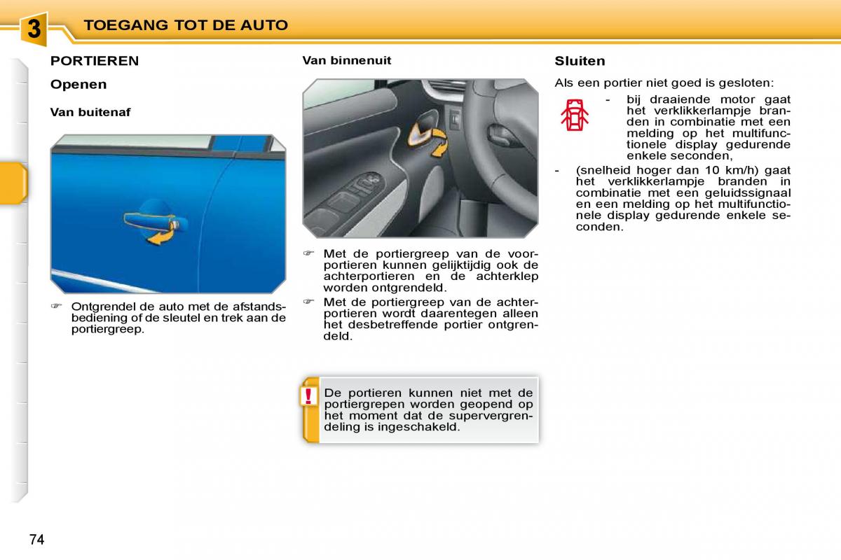 Peugeot 207 handleiding / page 66