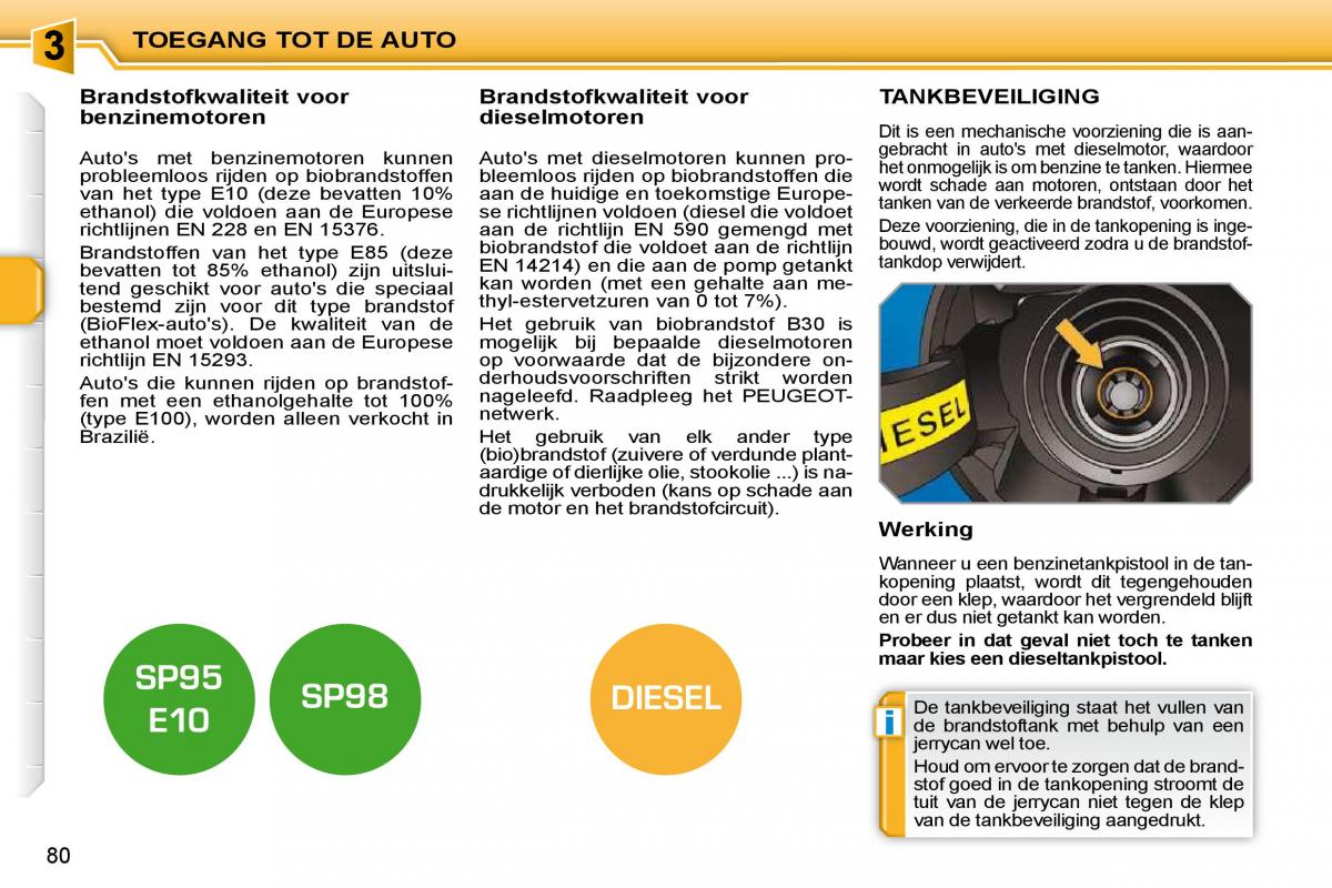 Peugeot 207 handleiding / page 73