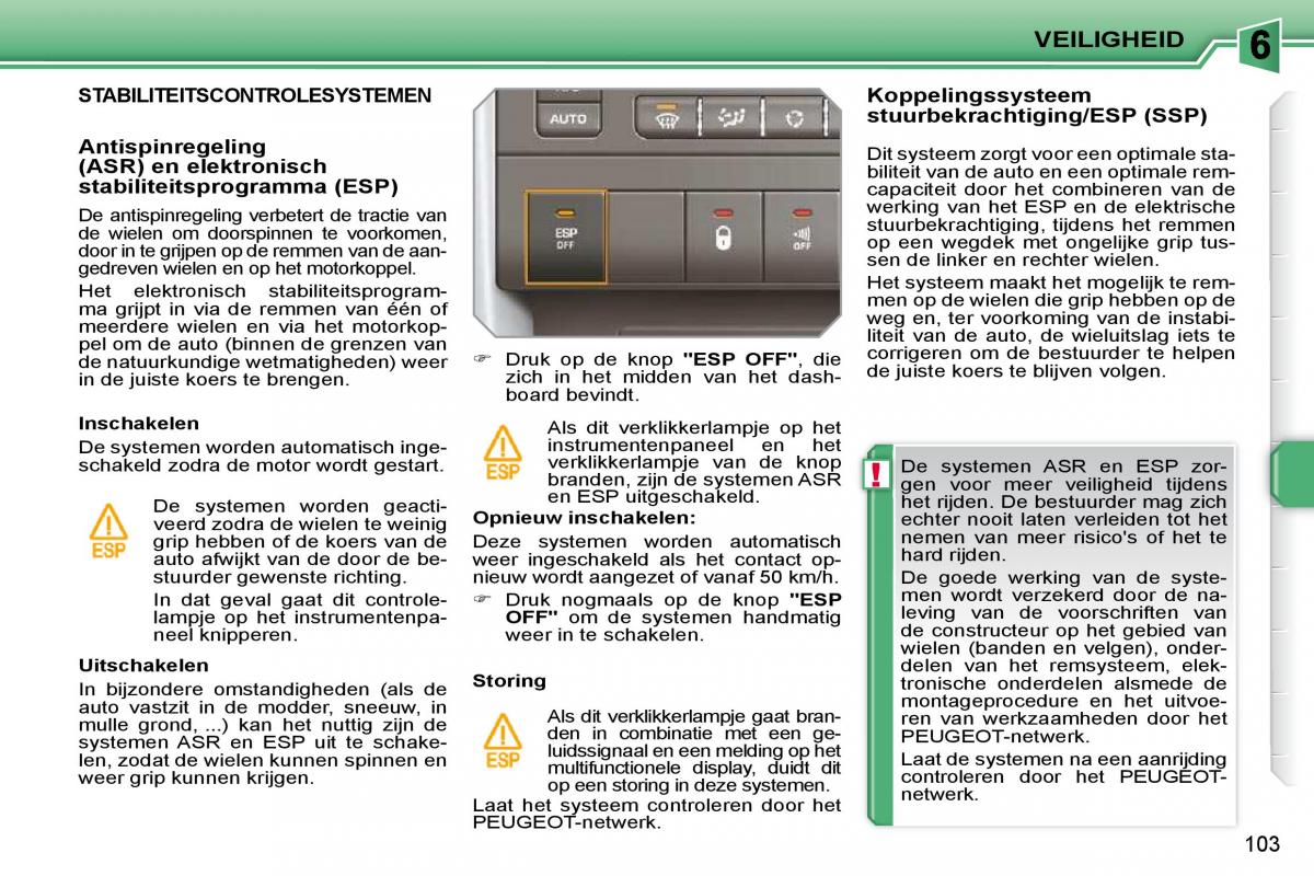 Peugeot 207 handleiding / page 99