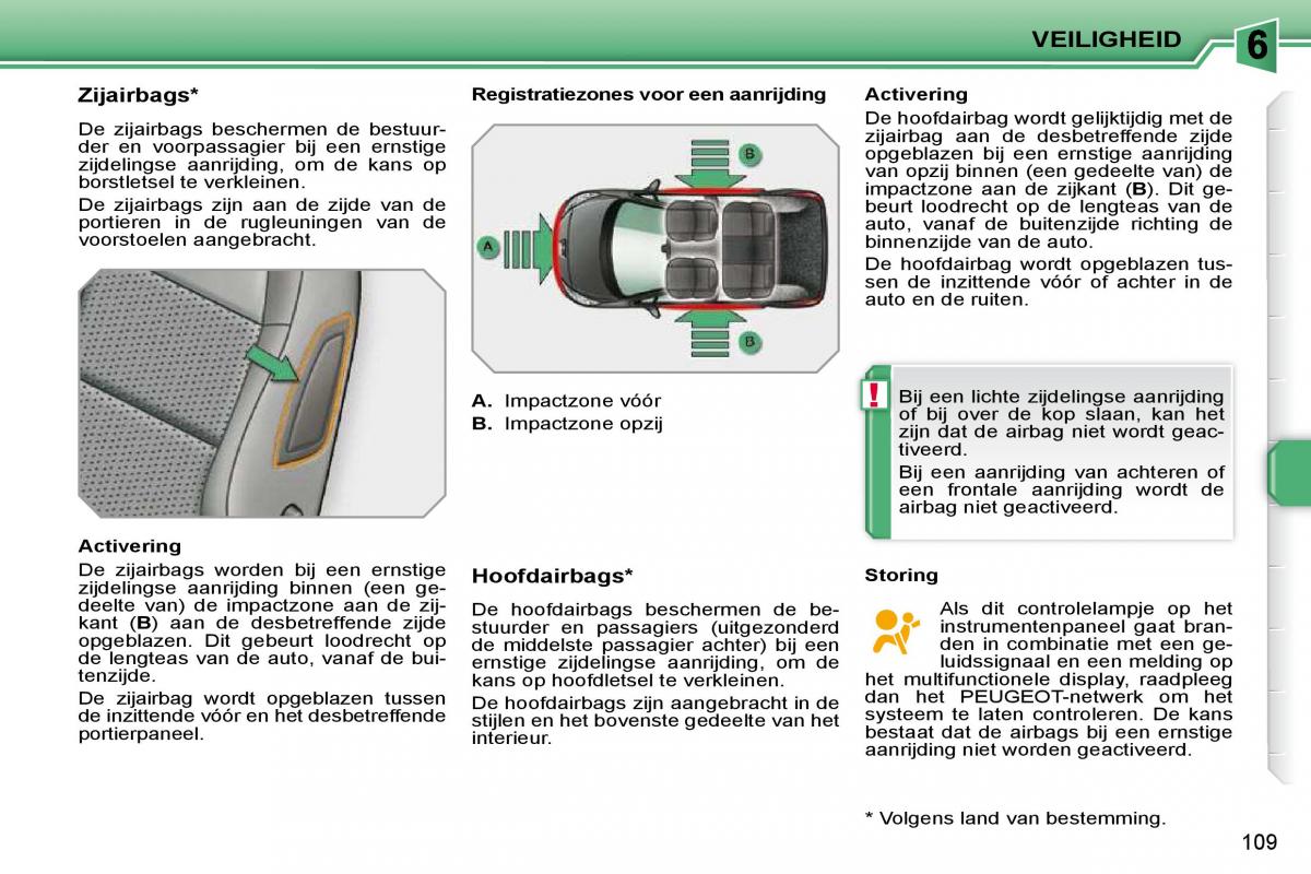 Peugeot 207 handleiding / page 105