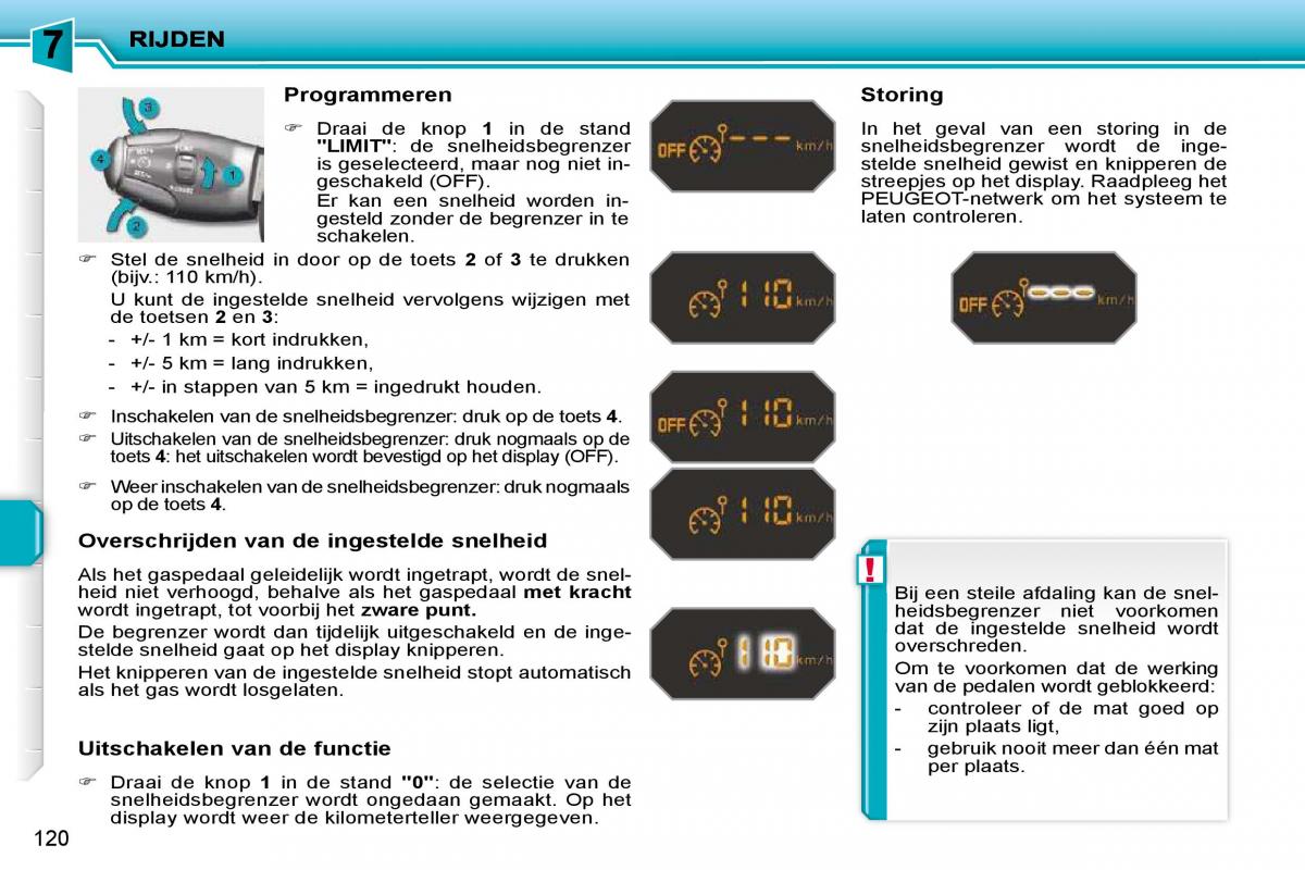 Peugeot 207 handleiding / page 116